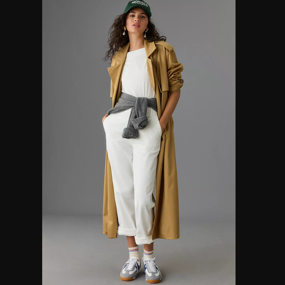 NWT ASKK NY High-Rise White Pants - 32 Waist - Picture 1 of 6